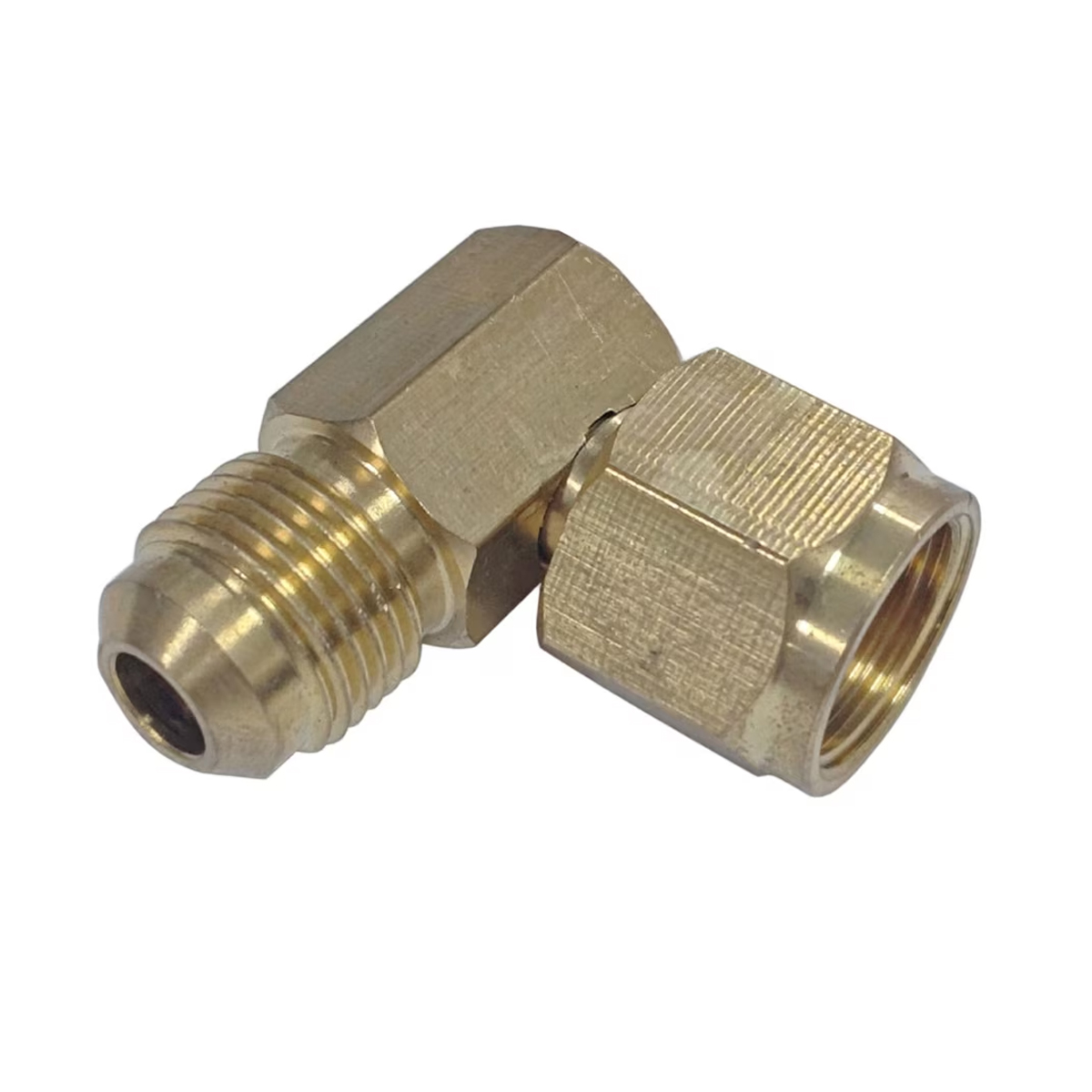 Korrosionsbeständiger Und Auslaufsicherer 5/8"-gasanschluss Aus Messing, 90°-winkel-gasadapter Für Gasgeräte
