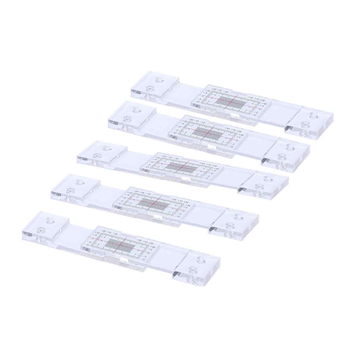 Rissüberwachungsgerät, 5-teiliger Rissmonitor Aus Transparentem Acryl, Rissmessgerät, O