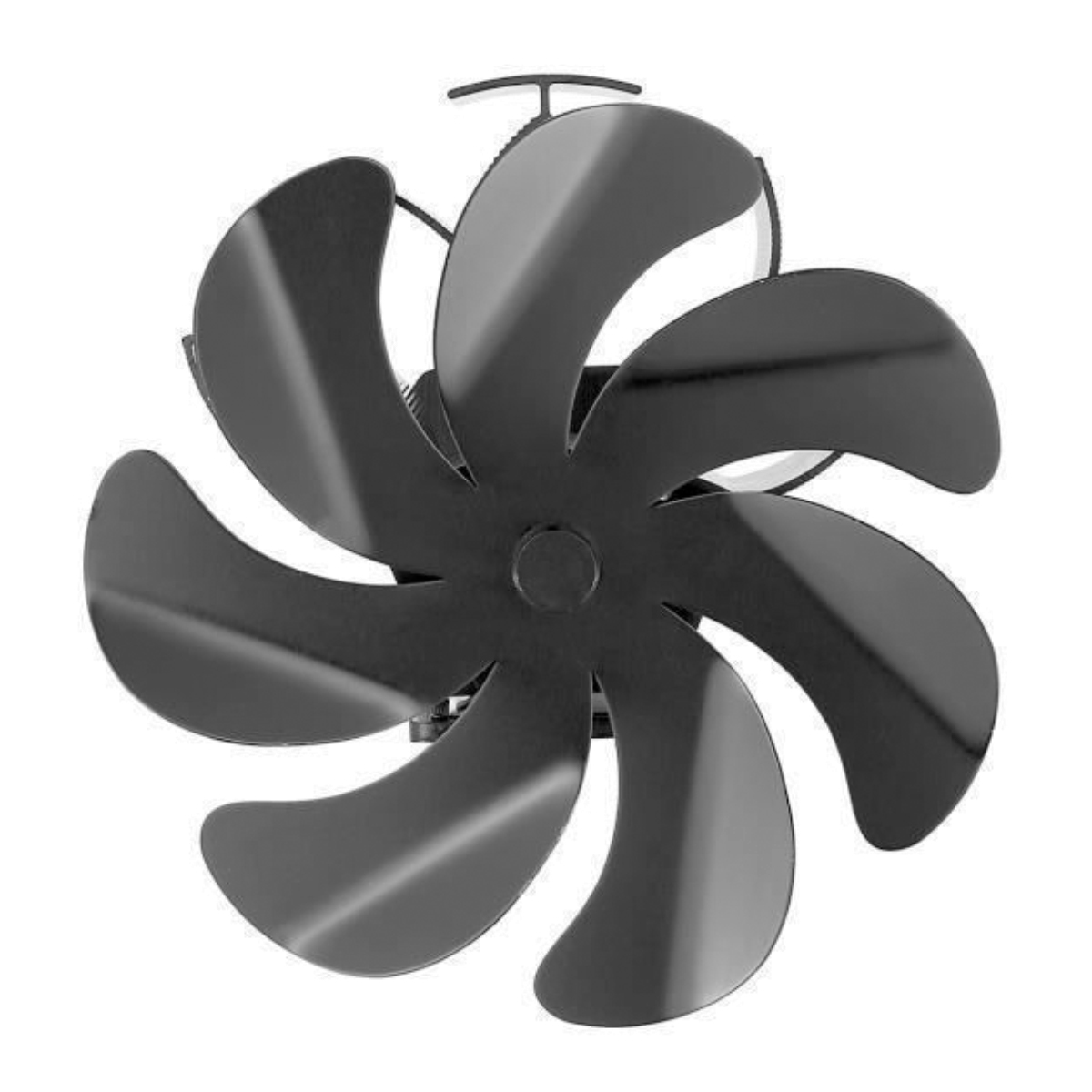 7-blatt-holzofenlüfter – Leise – Wärmebetrieben – Kaminmontage – 25 Db - 7-blatt-holzofenlüfter – Leise – Wärmebetrieben – Kaminmontage – 25 Db