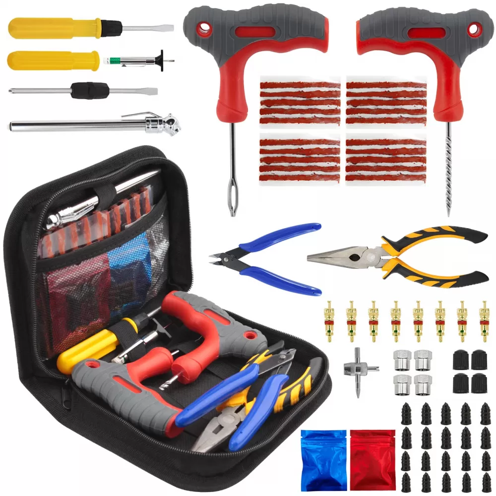 Reifenreparaturset Für Motorrad, Auto, Transporter, Notfallreparaturset Für Schlauchlose Reifen (uk)