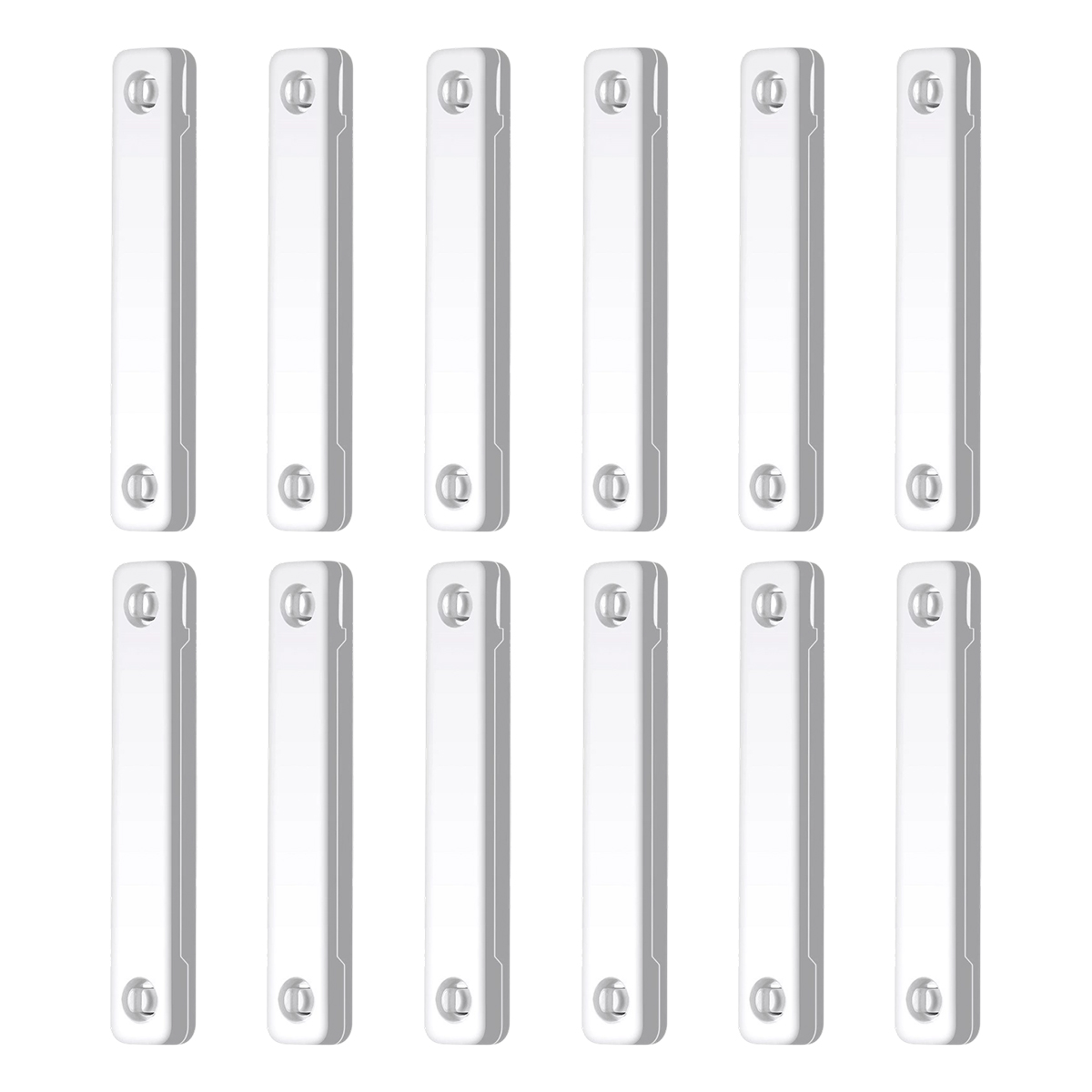 Magnetische Fensterclips Für Moskitonetze, Magnetstreifen, Magnetverschluss – 12 Stück, Weiß