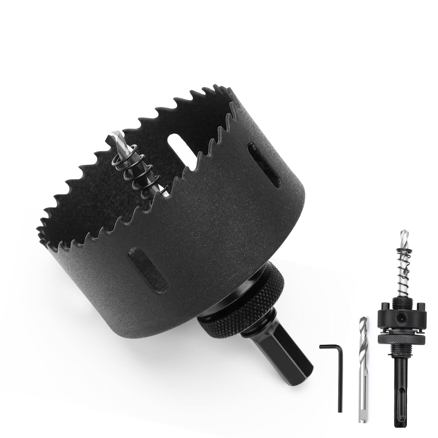 83-mm-bimetall-lochsäge Mit Sds-plus- Und Sechskantschaft Für Holz, Gips Und Metall