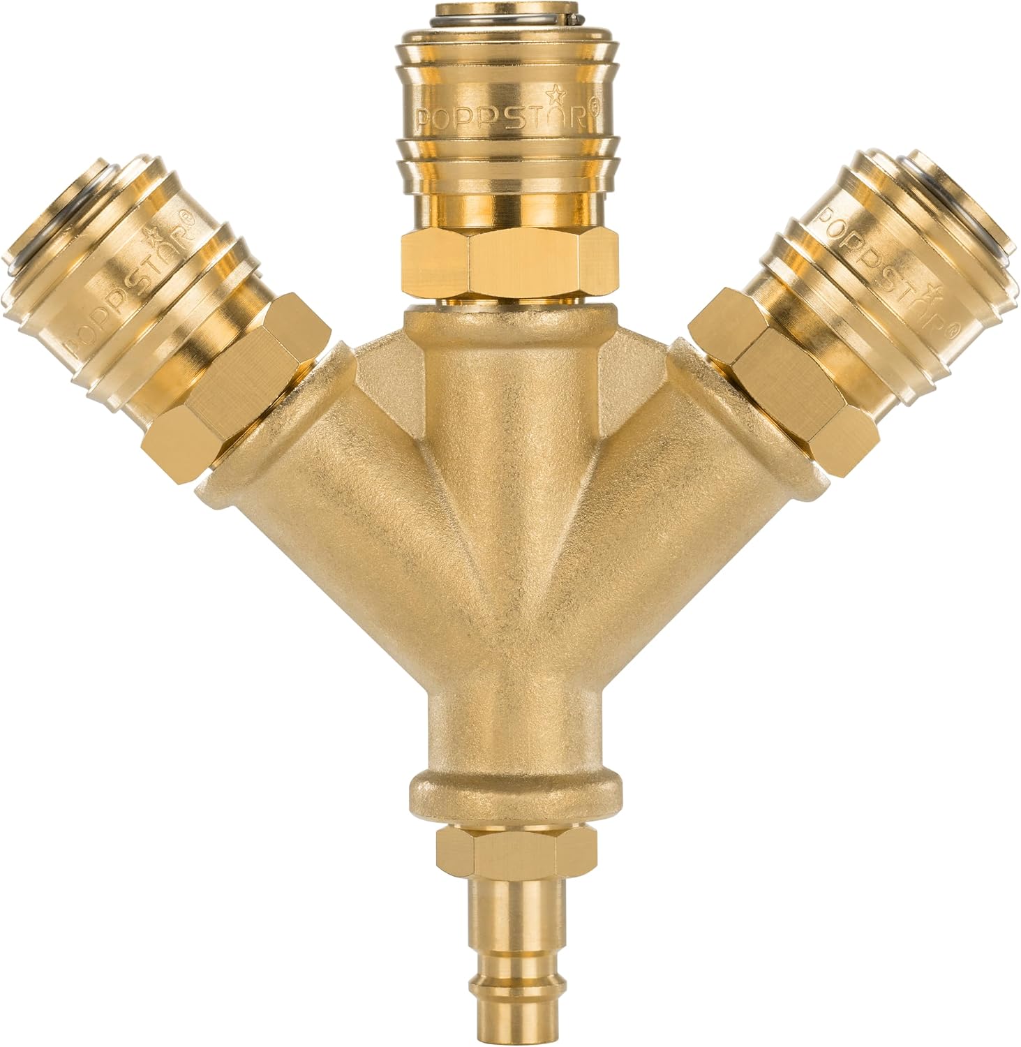 1 X 1/4"-euroschnellverbinder Aus Kupferbeschichtetem Eisen Und Messing - 1 X 1/4"-euroschnellverbinder Aus Kupferbeschichtetem Eisen Und Messing