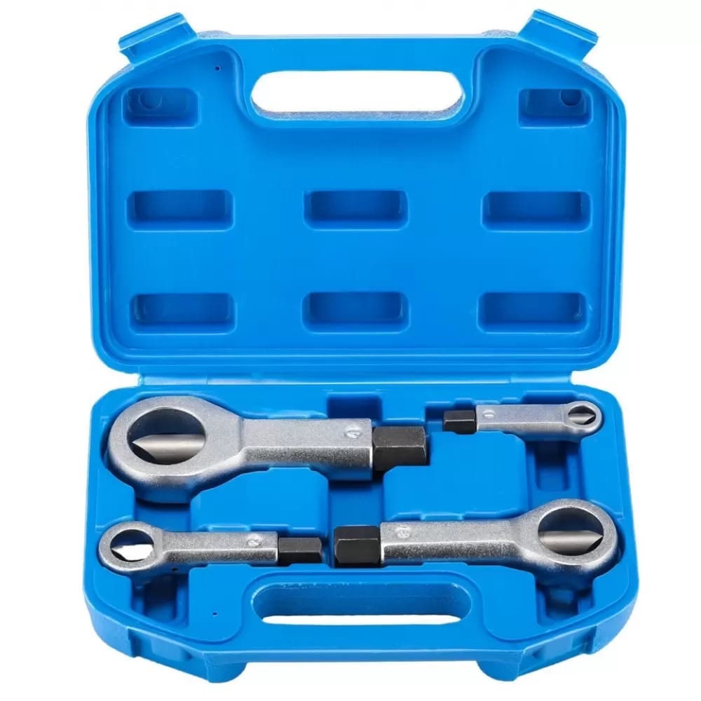 Mutternsprenger Für Festsitzende Muttern (9–27 Mm), 4er-set, Ausziehwerkzeug Für Abgebrochene Oder Beschädigte Metallmuttern