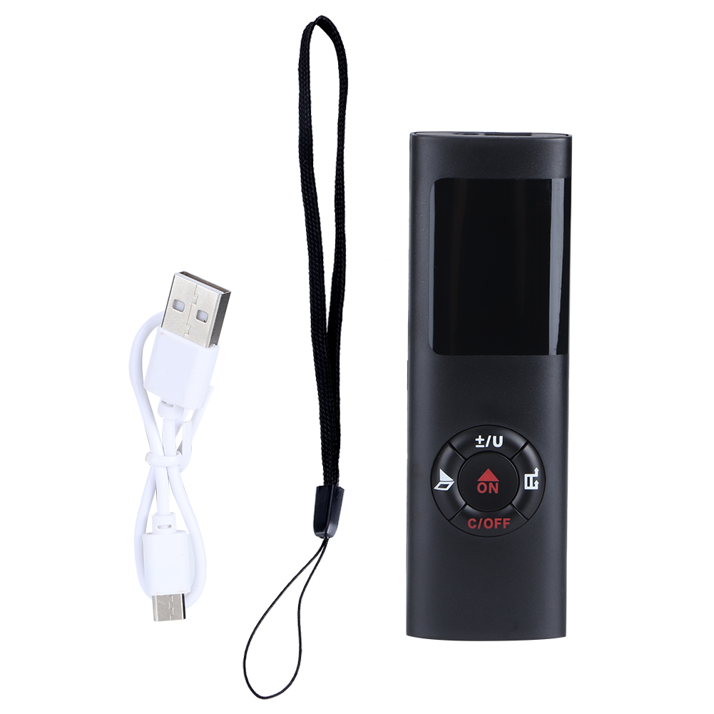 Tragbarer Digitaler Infrarot-laser-entfernungsmesser Mit Usb-anschluss (40 M)