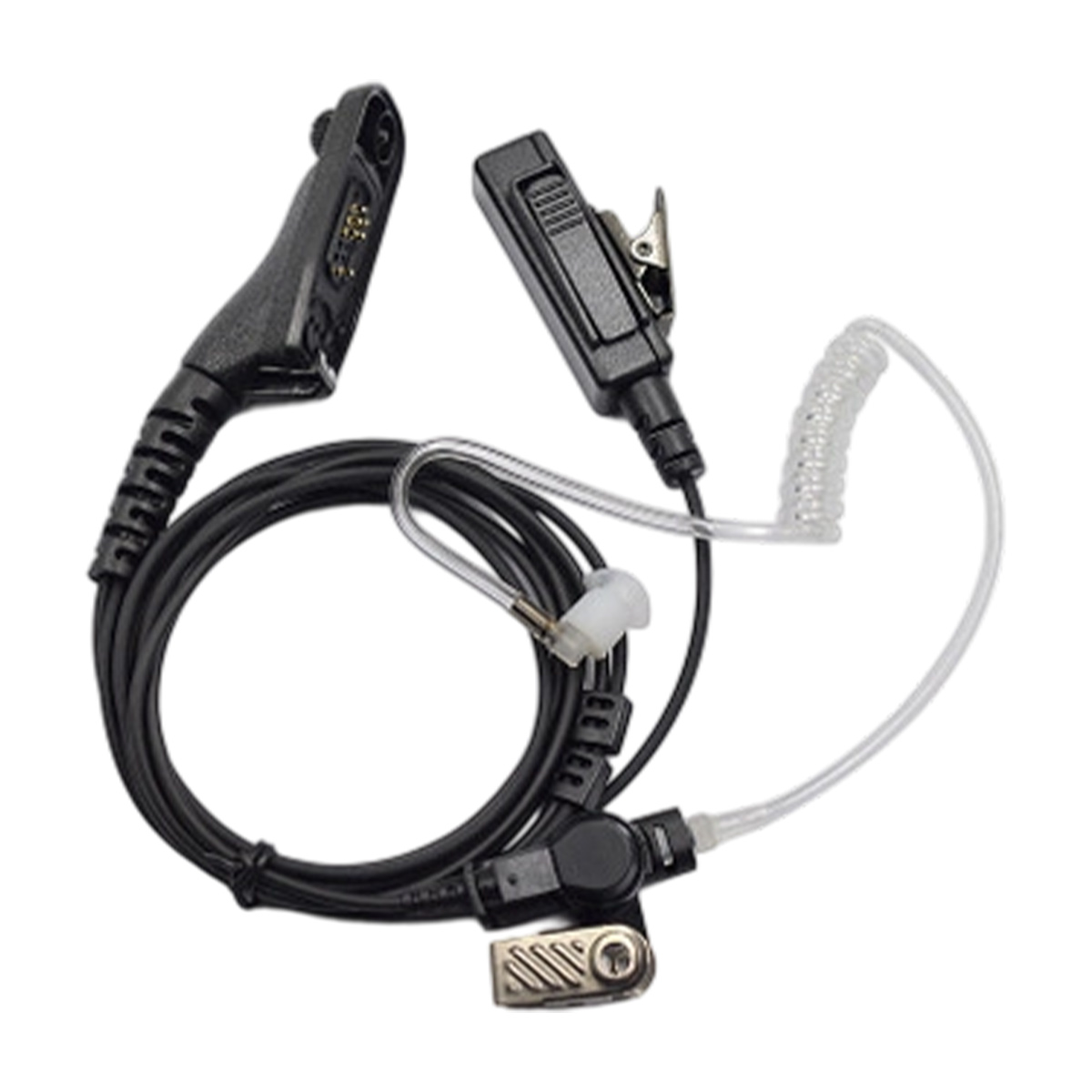 Fbi-headset Mit Ptt-mikrofon Für Motorola – Kompatibel Mit Den Modellen Apx 6000, Apx 7000, Xpr 6550, Xpr 7550 Und Apx 4000
