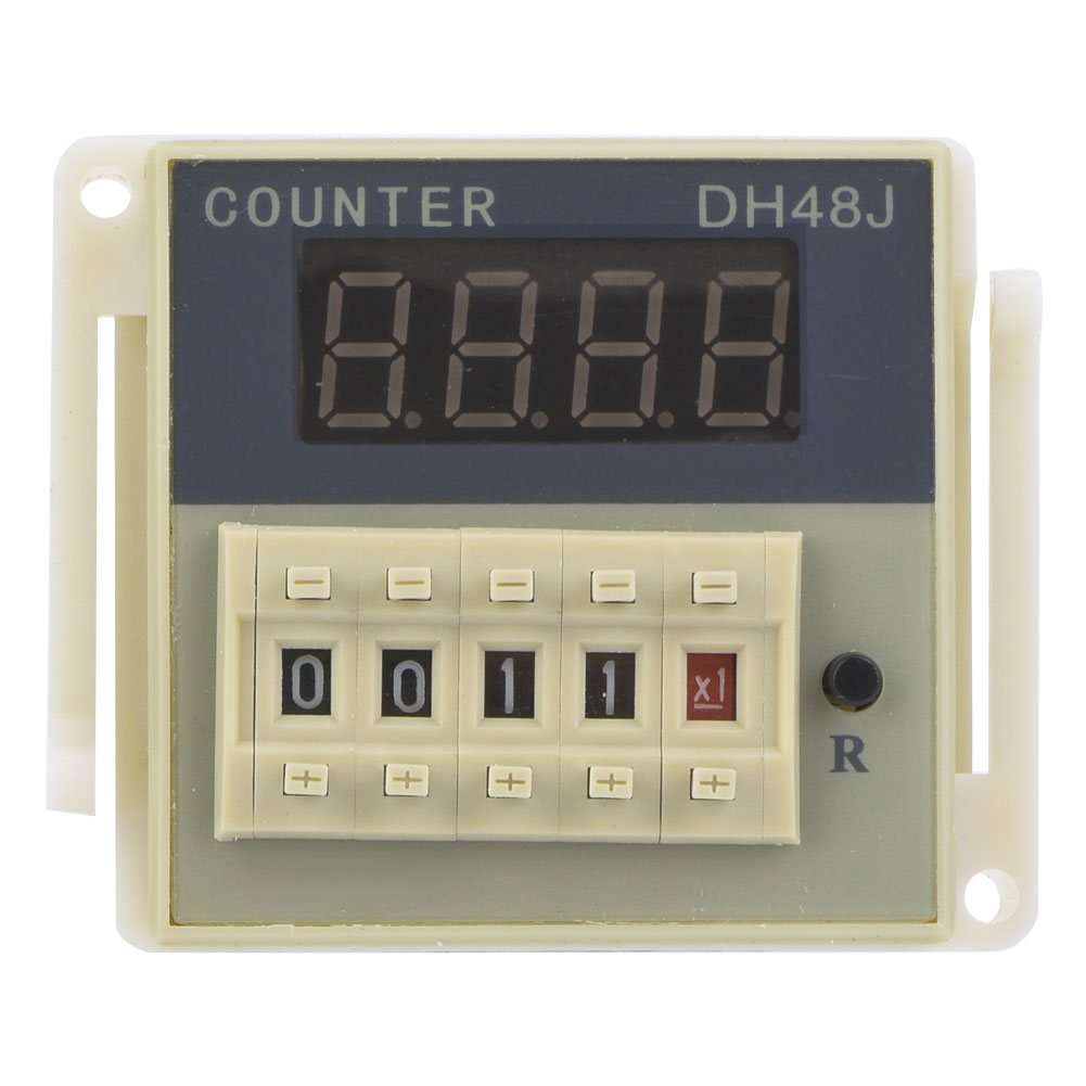 Dh48j-a(11) Digitalanzeige Lcd-bildschirm Zähler Signaleingang 11-poliger Zähler 0-999900 (110vac)