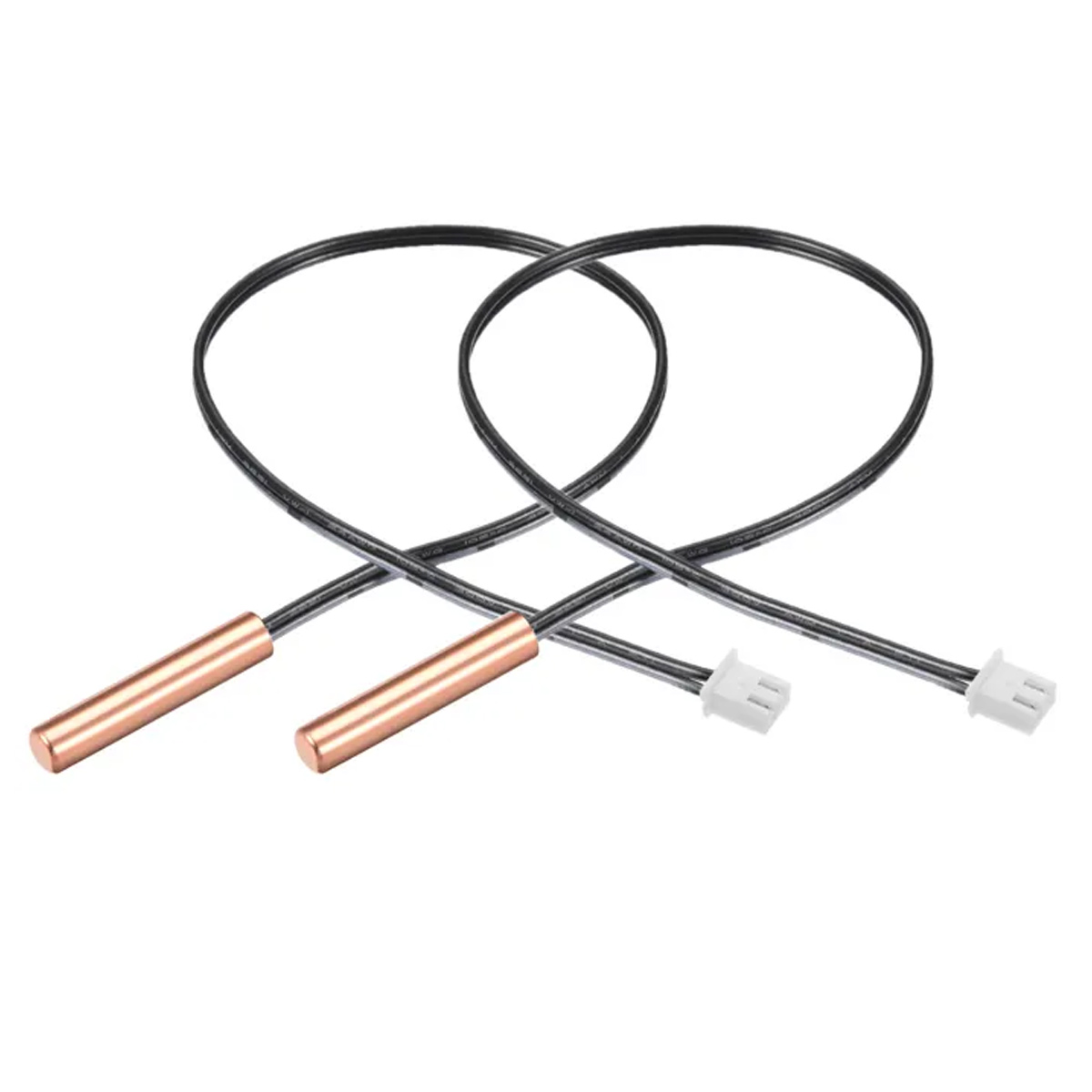 Temperatursensor 2 Stück 5k 40cm Ntc-thermistor-sensor Kupfer Empfindlicher Elektronischer Widerstand Temperatur Für