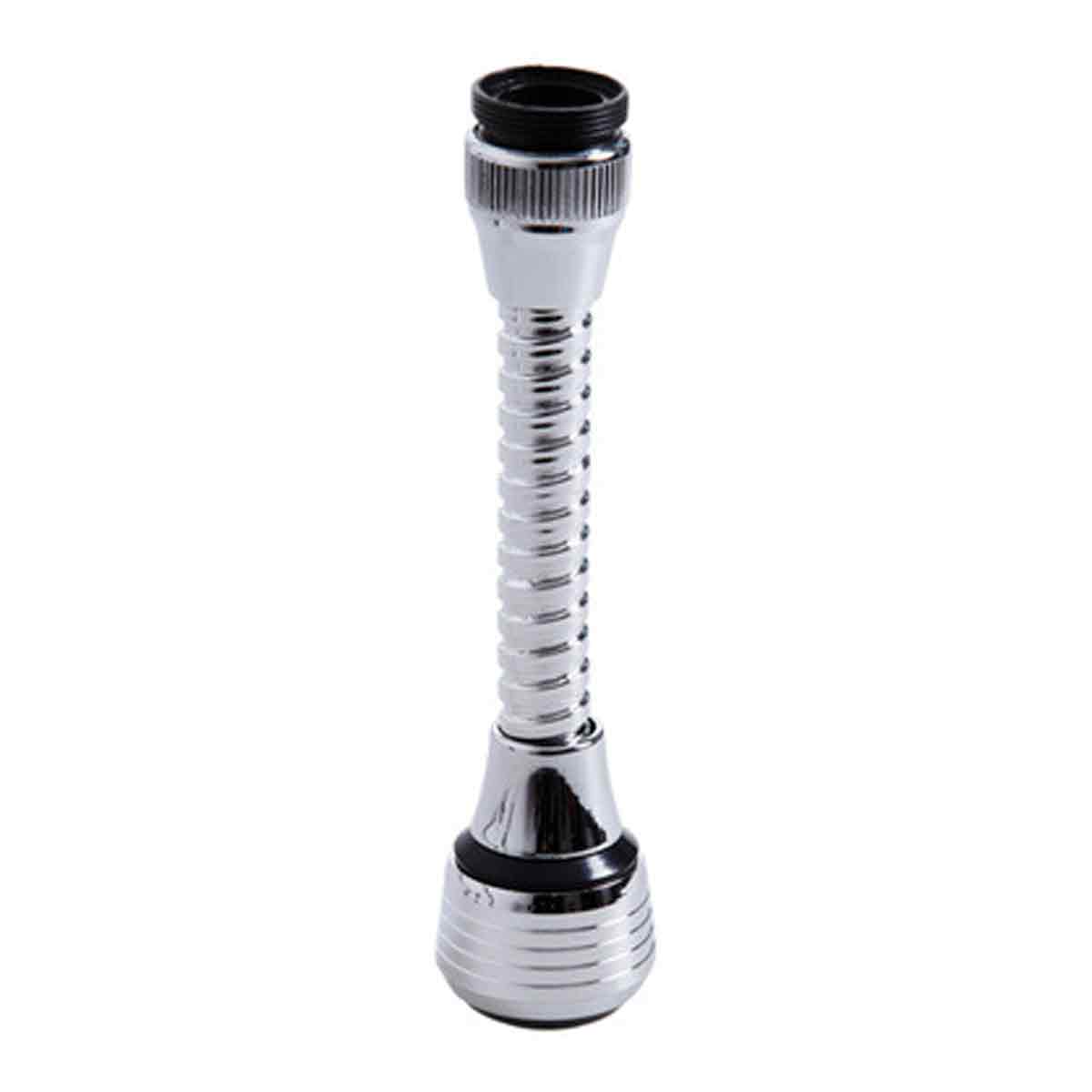Flexible Armatur, 2 Strahlarten, Wassersparend, Ausziehbar, 4 Auslässe, 30 Cm Breit, Silber