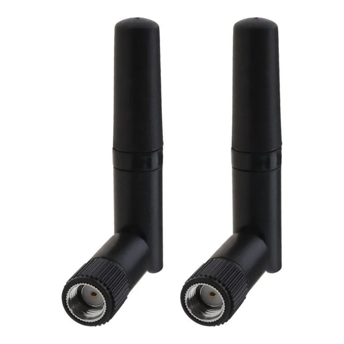 2er-pack Mini-dualband-wlan-antennen (2,4 Ghz Und 5,8 Ghz), Rp-sma-stecker, Rechtwinklig, Für Pci-netzwerkkarten, Pcs Und Desktop-computer