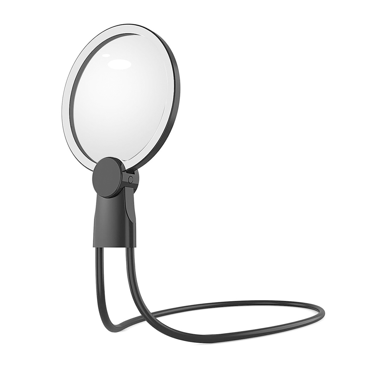 Runder Leseständer Sanke 8039-6, 24 Leds, Integriertes Ladegerät, Hochauflösende Lupe, 130-mm-verstärker