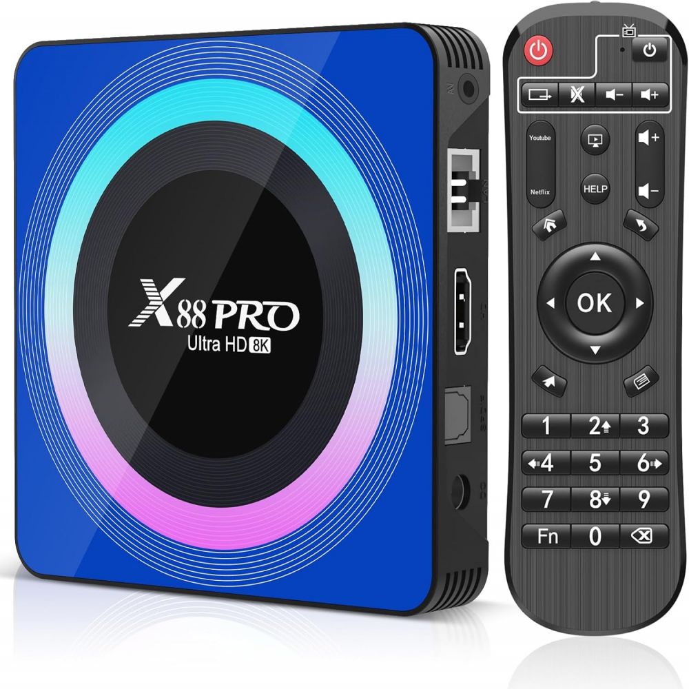 Android 13.0 Tv-box, 4 Gb Ram, 64 Gb Rom, Rk3528 64-bit Quad-core Cortex-a53 Prozessor, Wi-fi 6 (2,4/5 Ghz) Kompatibel