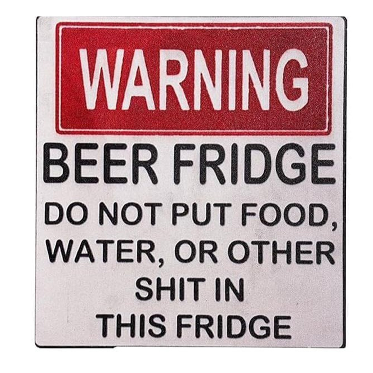 Warnung: Bier-kühlschrankmagnet. Einzigartiges Geschenk: Kühlschrankmagnet Für Die Hausbar. Ho Nice Us Y5a0