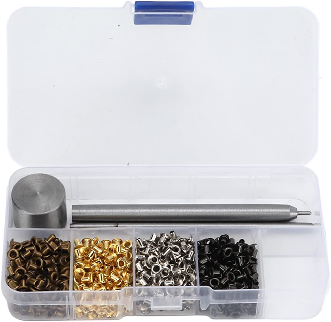 800 Stück – Metallösen – Werkzeugset – Für Leder Und Stoff – Reparatur Und Dekoration – Kupferplattiert – 2 Mm