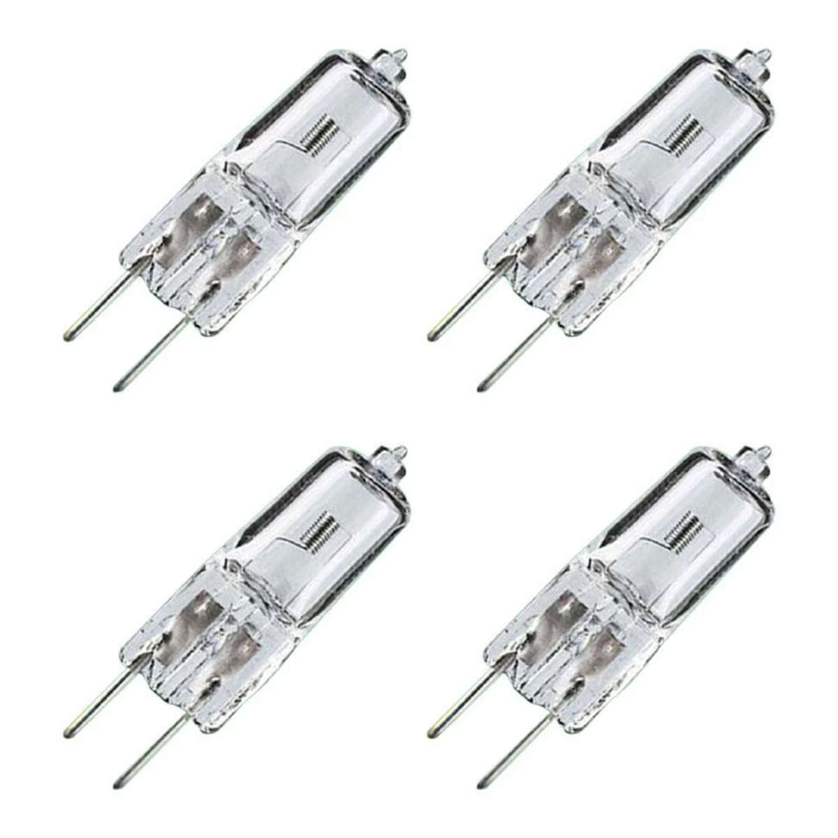4 Dimmbare, Klare Halogenlampen G6.35 50w 12v Mit P6t2-sockel - 4 Dimmbare, Klare Halogenlampen G6.35 50w 12v Mit P6t2-sockel