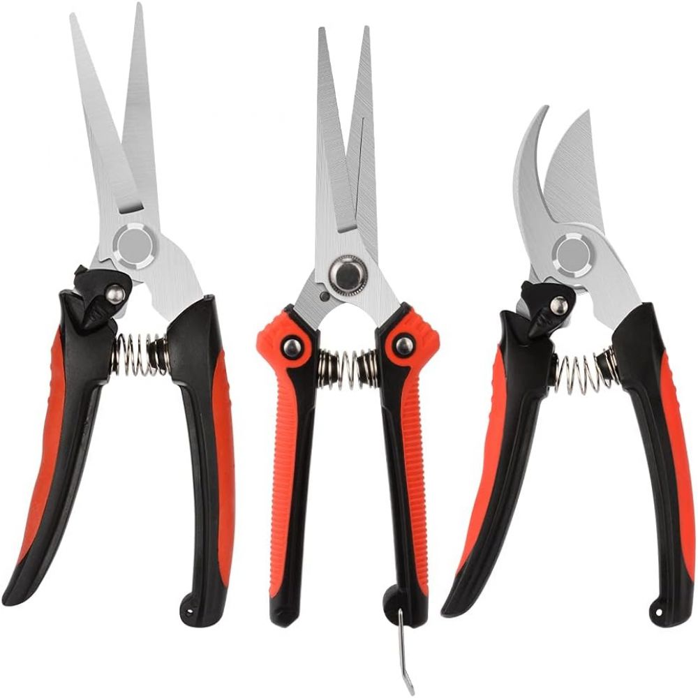 Gartenscheren-set, Professionelle Hand-bypass-gartenschere, Blumenschere, Heckenschere Für Garten- Und Schneidearbeiten