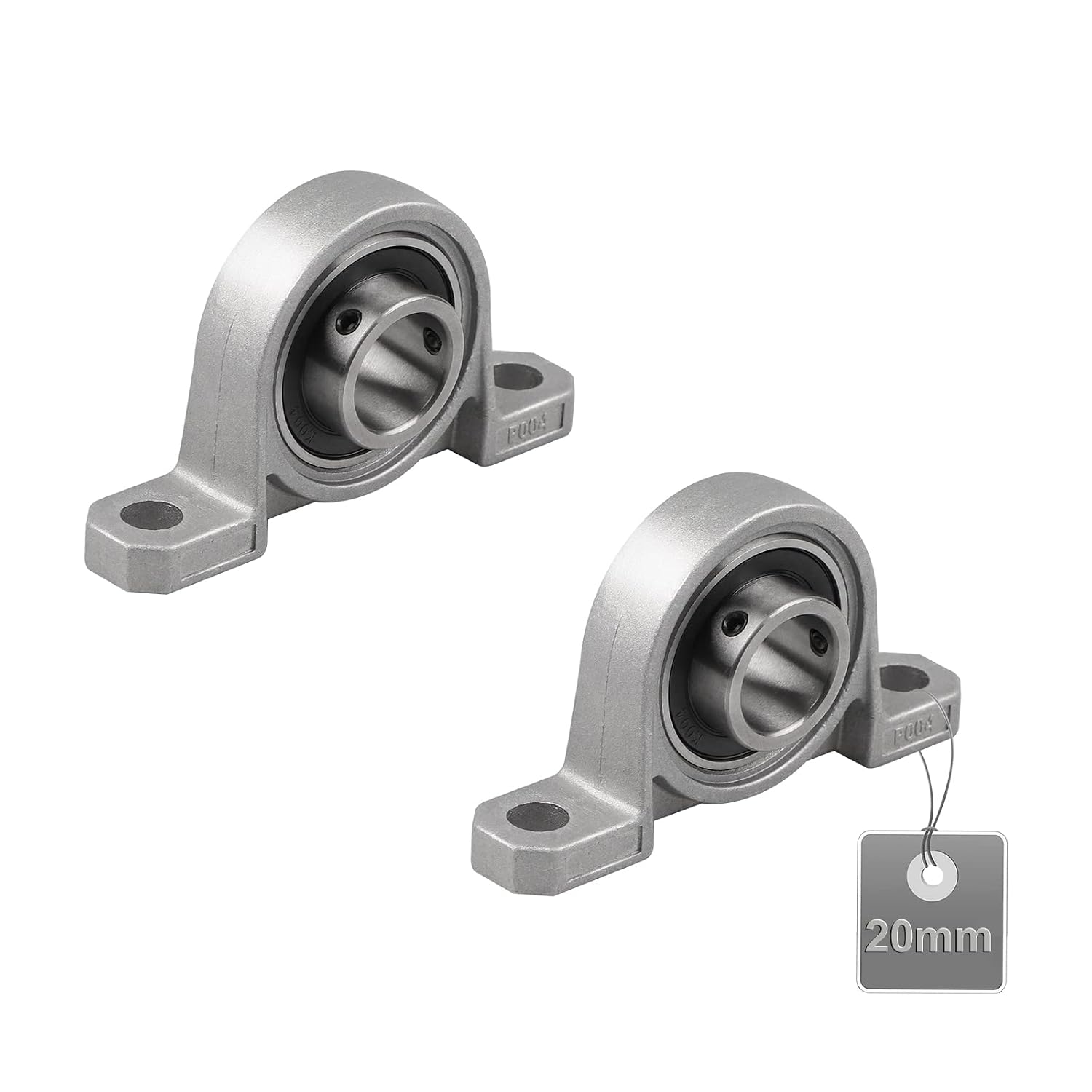 20-mm-stehlager, Lagergehäuse, Kugellager, Zinklegierungslager, Stehlager, Rund