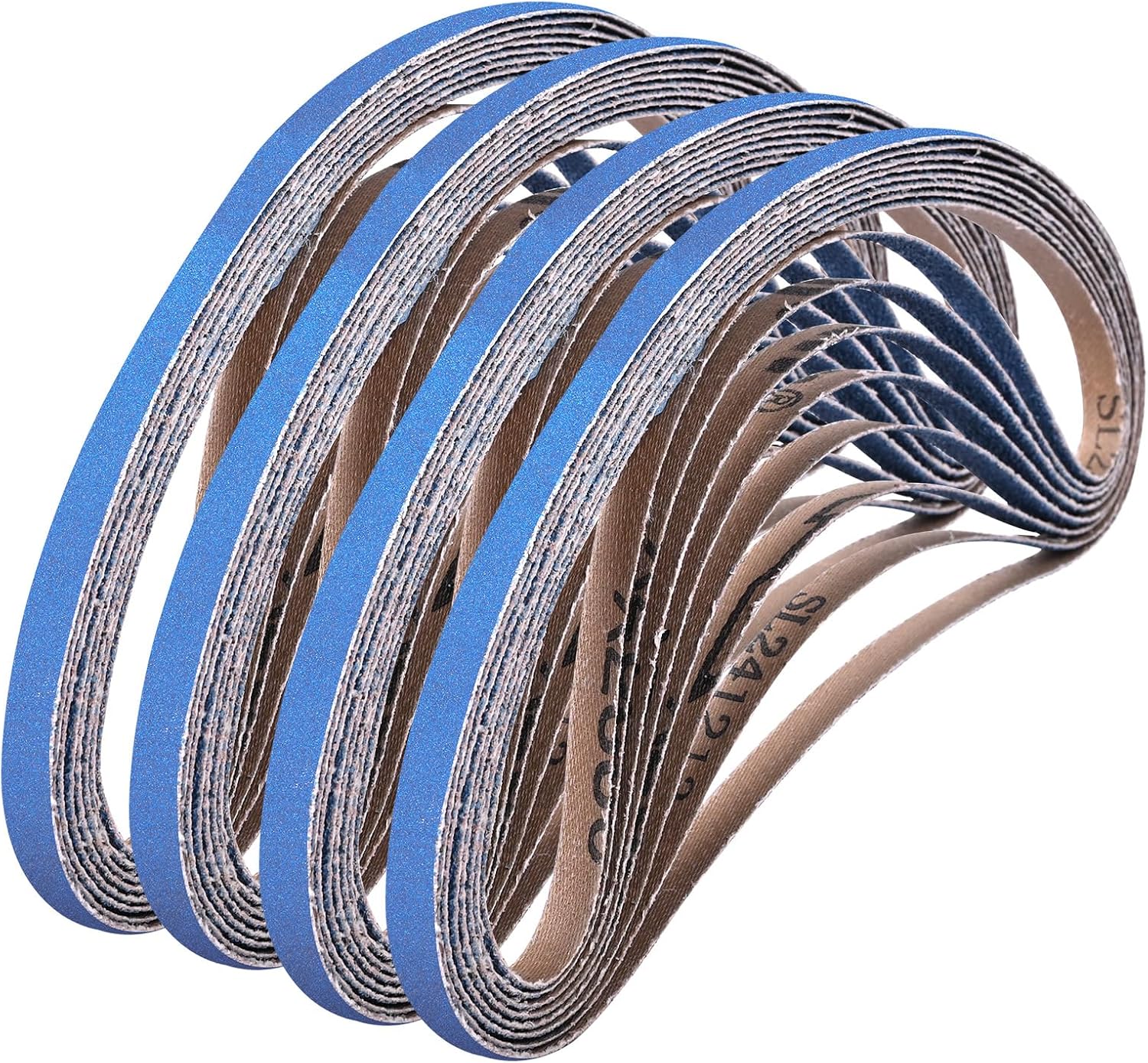 Schleifbänder 9 X 533 Mm, 30 Stück, Körnung 180, Für Bandschleifer Für Metall Und Holz