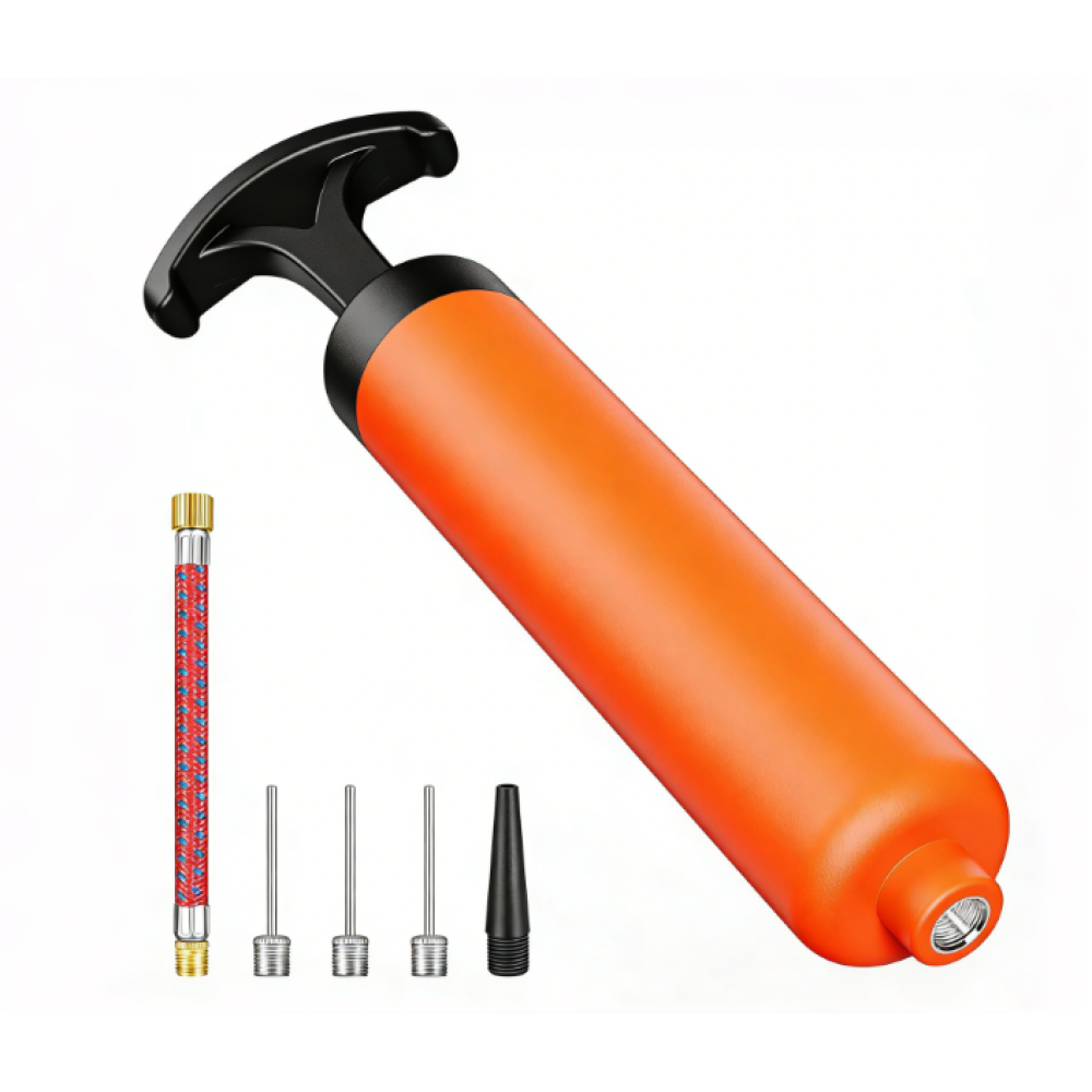 Multifunktionale Luftpumpe, 1 Stück, Leuchtend Orange - Multifunktionale Luftpumpe, 1 Stück, Leuchtend Orange