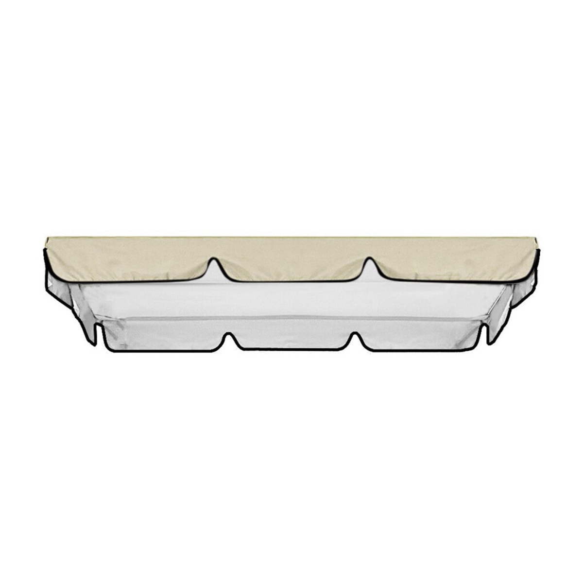 Räumungsverkauf Sonderangebot Für Leott-markisen, Wasserdichtes Oxford-gewebe Für Gartenschaukel Oder Terrasse, Beige.