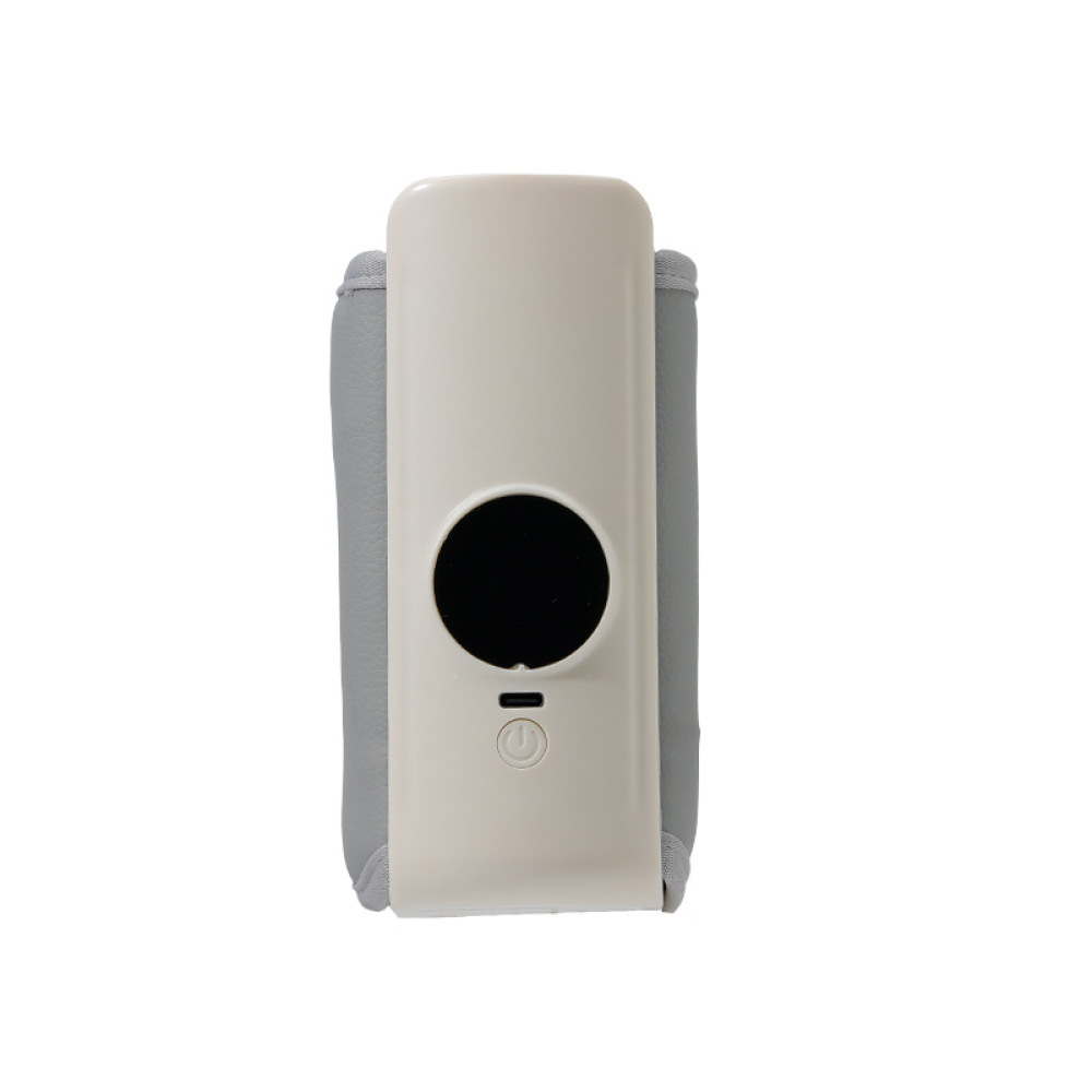 Tragbarer Flaschenwärmer Mit Konstanter Temperatur, Beige, Kabellos, 2000 Mah Akku, 6 Temperaturstufen (38–55 °c), Pu-klettverschluss