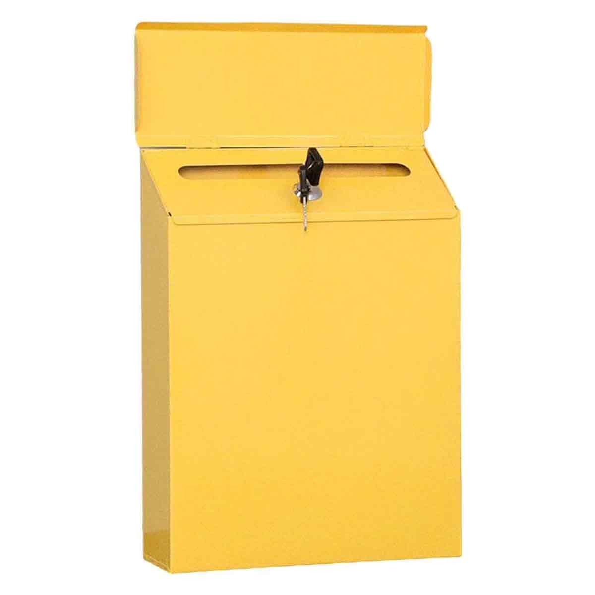 Gelber Sicherheitsbriefkasten - Gelber Sicherheitsbriefkasten - Gelber Sicherheitsbriefkasten