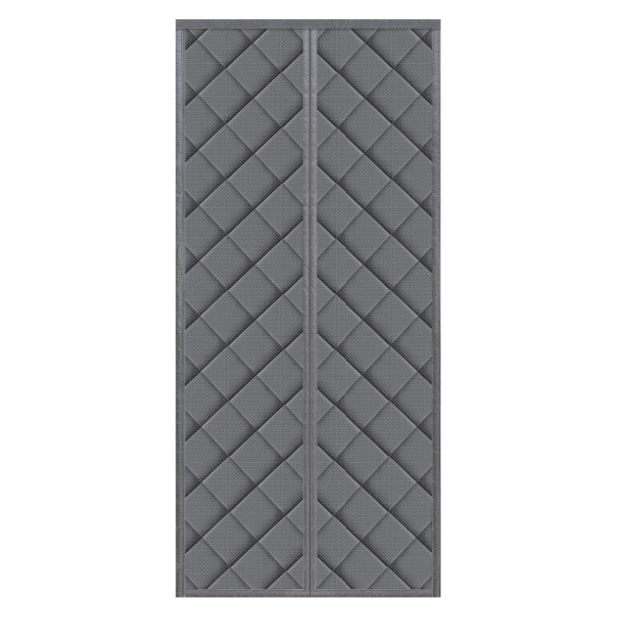Isolierender Türvorhang 120 X 220 Cm, Magnetisch, Wärmeisolierend, Kälteabweisend, Für Balkon, Wohnzimmer, Keller, Grau