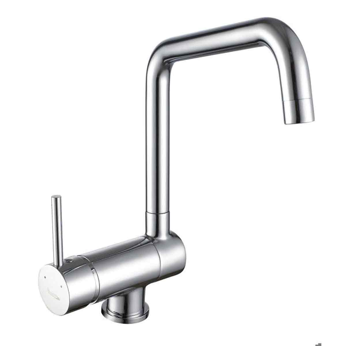 Küchenarmatur Mit Klappauslauf – R01-48040od – Grau – Chrom – Höhe Unter Dem Auslauf: 220 Mm