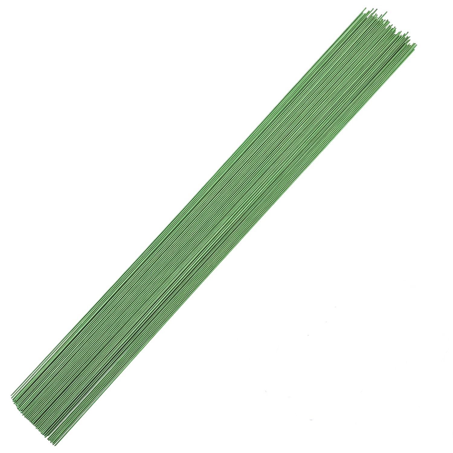 100 Floristendraht, Hellgrün, 40 Cm, Flexibel Für Blumenkunst, Brautstraußgestaltung