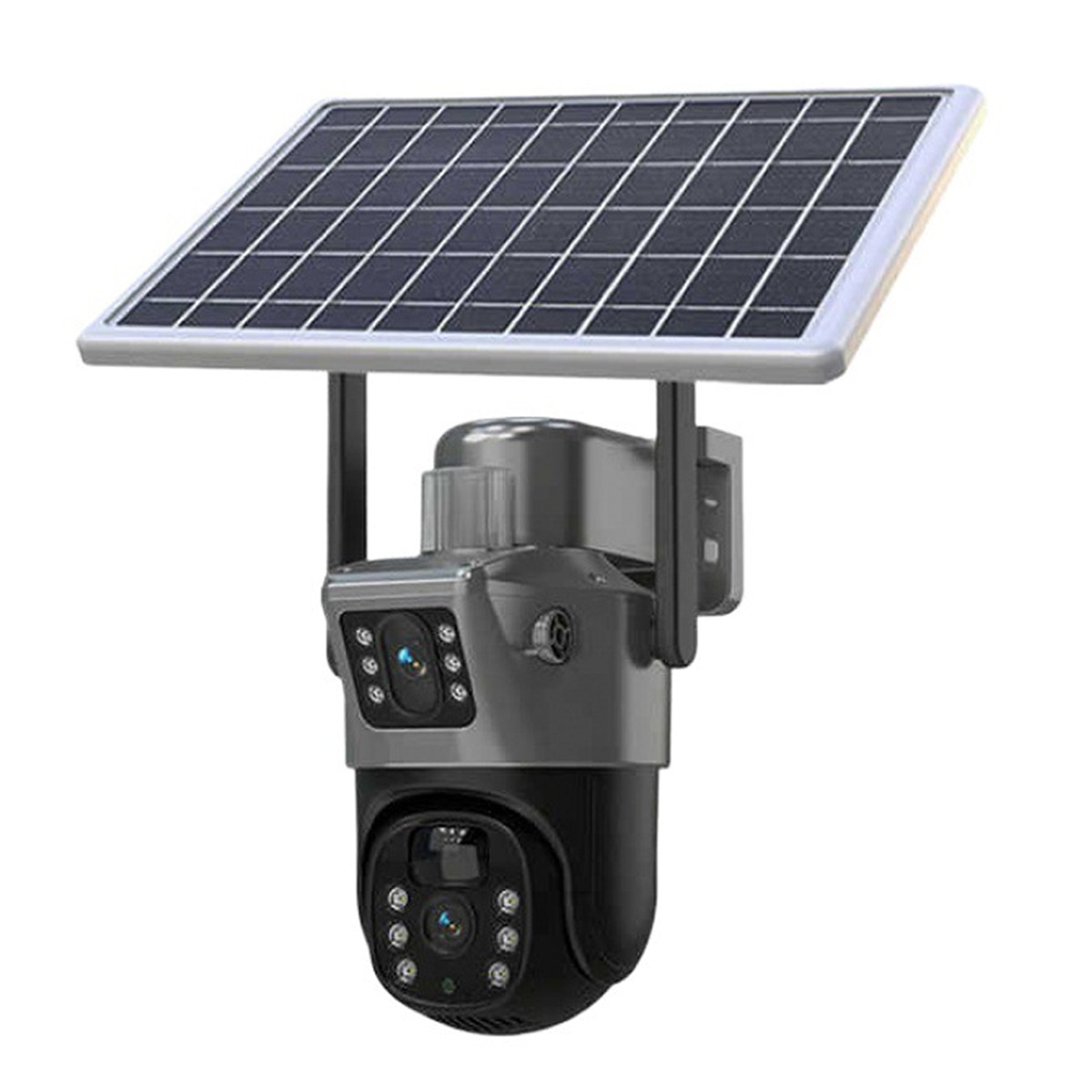 Überwachungskamera – 4 Mp Hd – Farbnachtsicht – Solarpanel – 32 Gb Speicher
