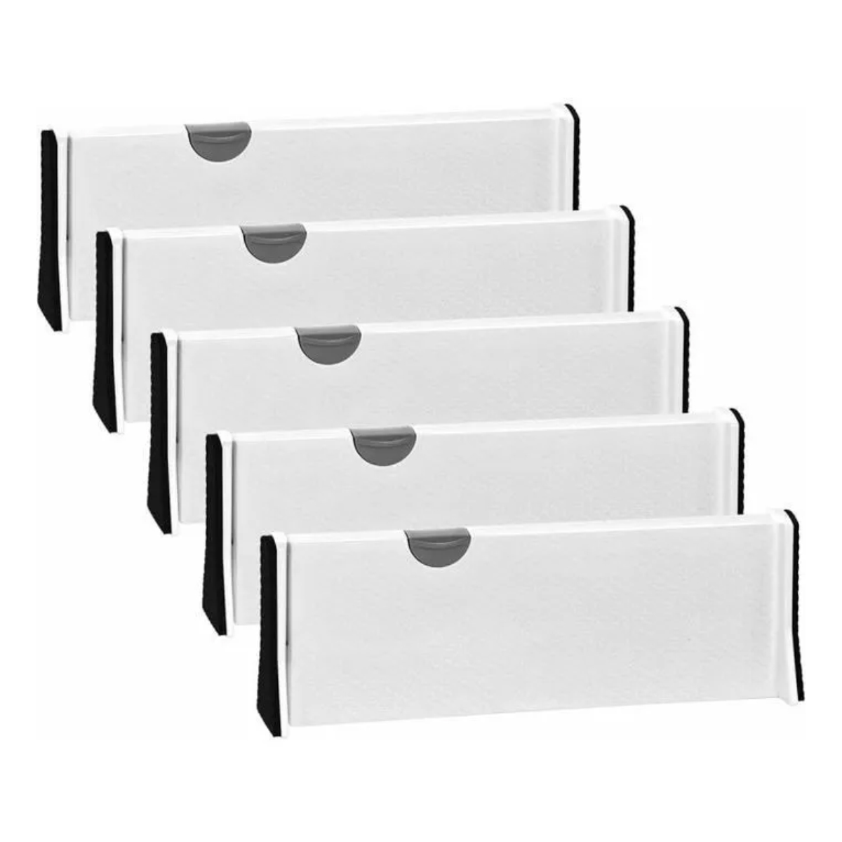 5er-pack Schubladenorganizer Mit Verstellbaren Trennwänden Für Schlafzimmer, Badezimmer Und Büro