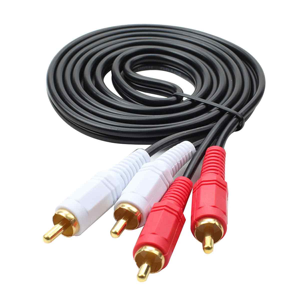 3,5-mm-klinkenstecker Auf 2 Cinch-stecker-kabel, 1,5 M, Doppel-lotus-audiokabel – 3,5-mm-klinkenstecker – Zwei [einzeln Verpackt] – 1,5 M