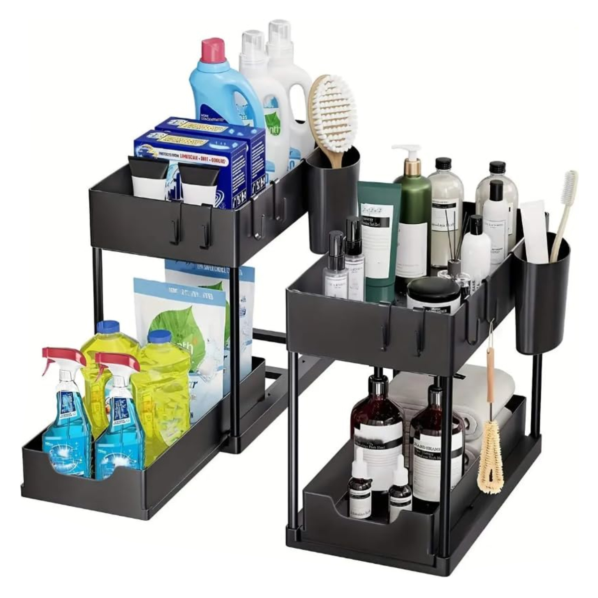 Ausziehbarer Korb – Küchenaufbewahrung – Xjing – Abs-schubladenkorb – Großzügiges Fassungsvermögen, Multifunktional – 40 X 21,5 X 36 Cm