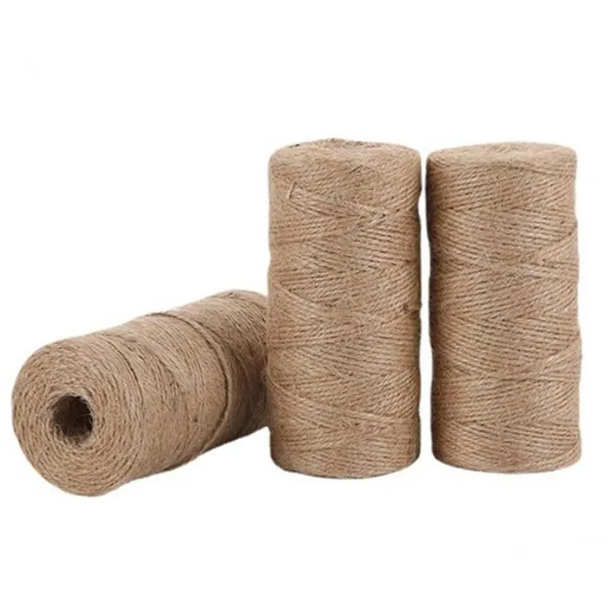 Juteschnur – 3 Spulen – Weihnachtsdekoration – Diy-garten – 2 Mm X 100 M - Juteschnur – 3 Spulen – Weihnachtsdekoration – Diy-garten – 2 Mm X 100 M