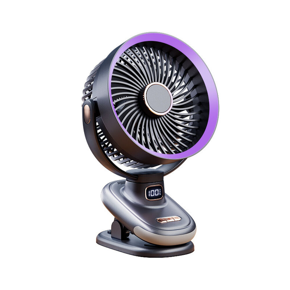 Oszillierender Ventilator, Space Grau, 20000mah [luftzirkulationsventilator + Automatische Oszillation]
