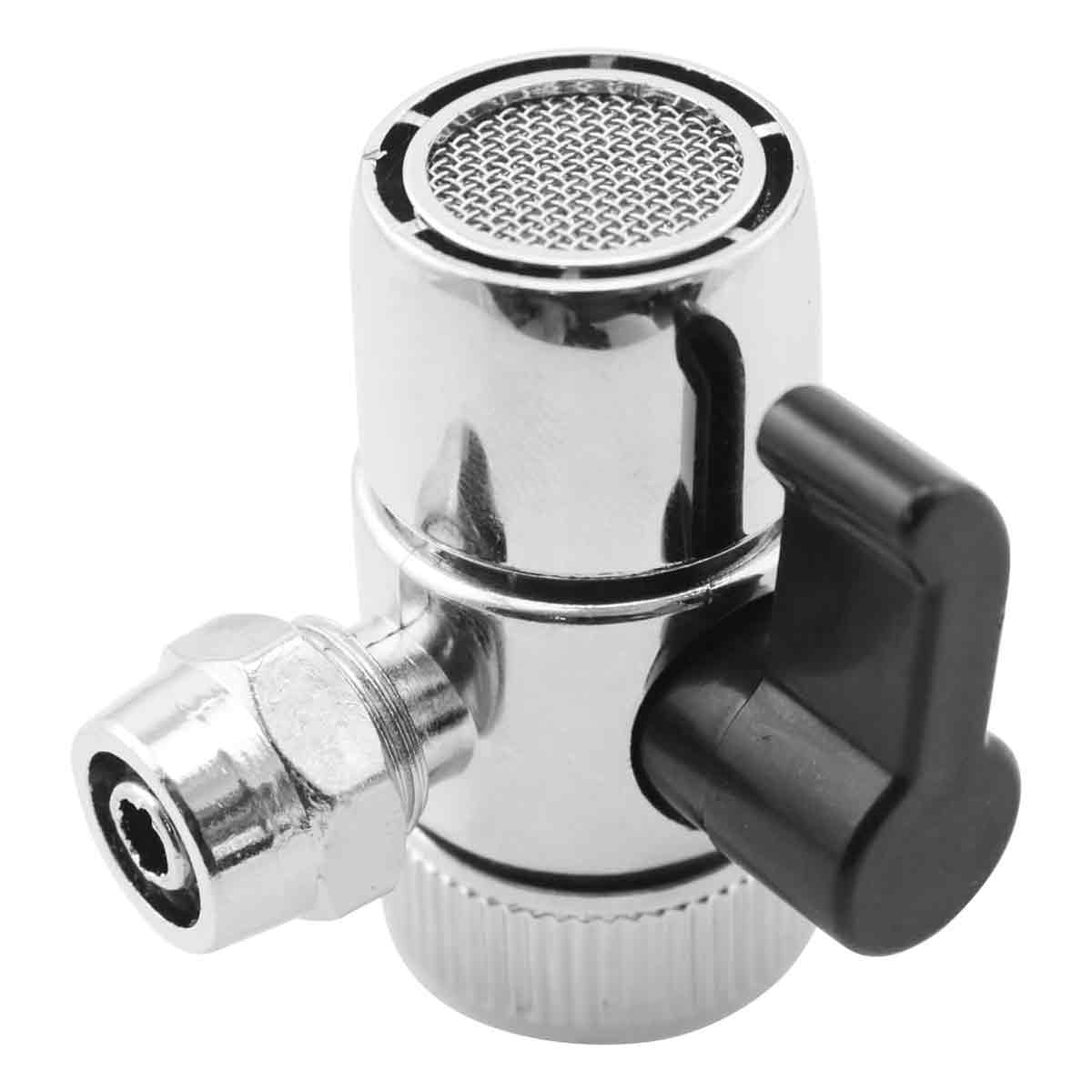 Zweiwege-wasserhahnadapter, 6,5-mm-einbauwasserfilter Für Spülbecken - Zweiwege-wasserhahnadapter, 6,5-mm-einbauwasserfilter Für Spülbecken