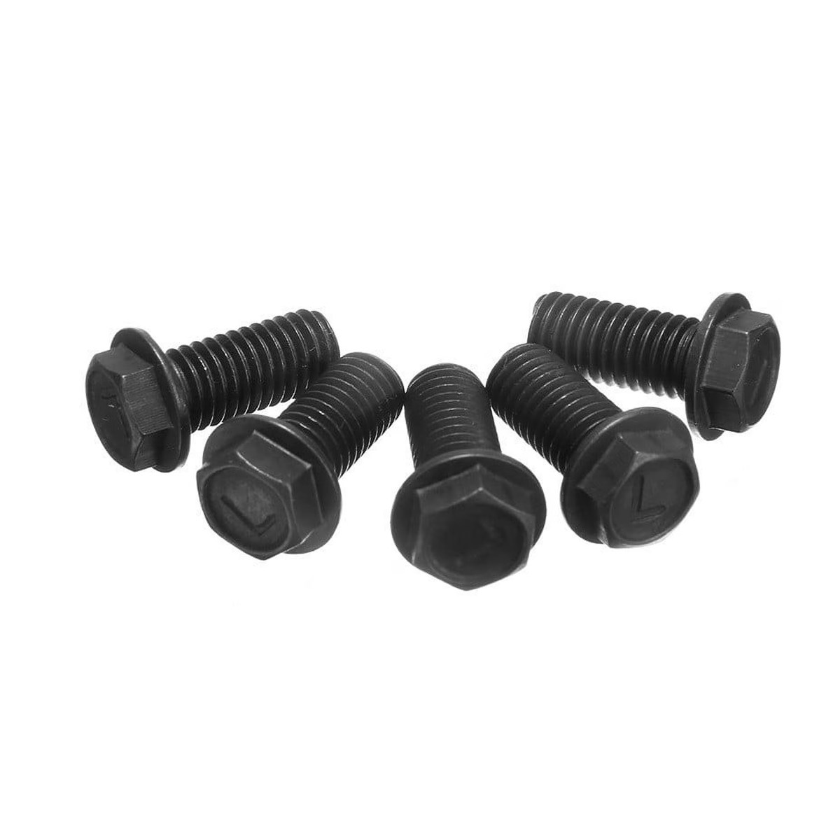 Glfsil Packung Mit 5 M8 X 18 Mm Sägeblattschrauben, Linksgewinde, Sechskantflansch Für Schneidemaschinen