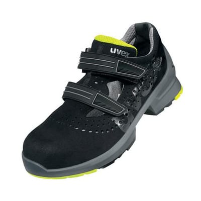Uvex - 1 Sicherheits-Sandale gelocht Gr.40 W11 S1 esd sr schwarz/gelb 8542.8
