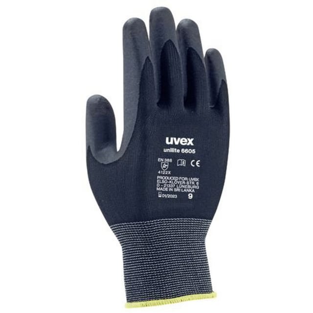 Uvex - unilite / unipur 6057311 Polyamid, Nitrilschaum Montagehandschuh Größe (Handschuhe): 11 en 388