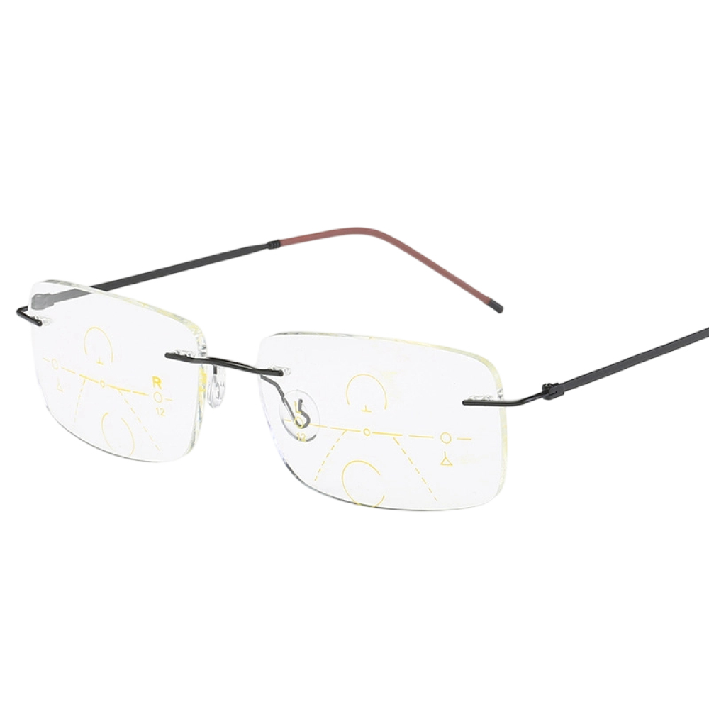 Lesebrille - Matt Schwarz - Geeignet Für Nah- Und Fernsicht, 300 Grad. - Lesebrille - Matt Schwarz - Geeignet Für Nah- Und Fernsicht, 300 Grad.