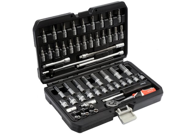Werkzeugsatz 1/4'''' Satz 56-teilig / YT-14501 / Yato