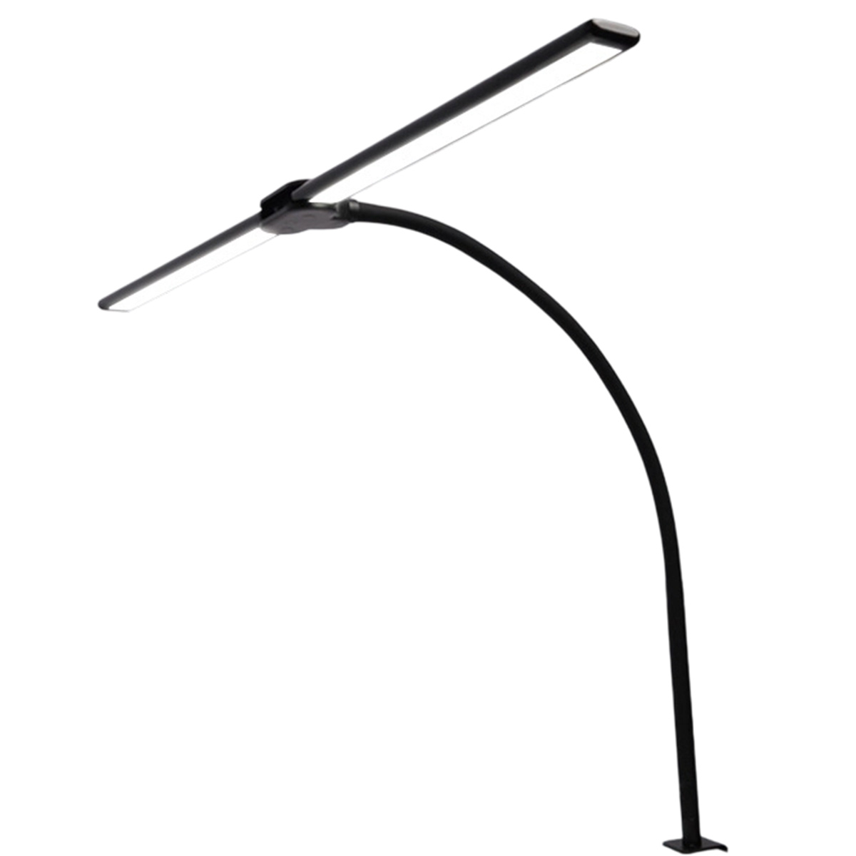 Leistungsstarke Led-schreibtischlampe, Dimmbare Architektenleuchte Mit Klemme, 5 Farbmodi, Augenschutz, Touch-bedienung