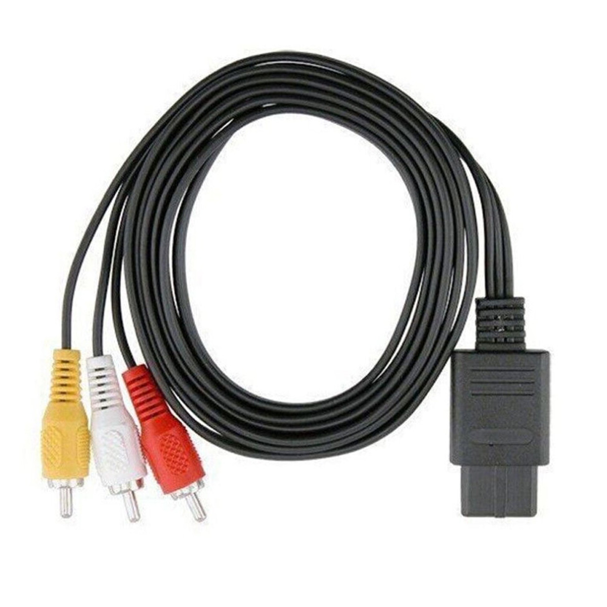 1,8 M (6 Ft) Langes Rca Av Tv-stereo-audio-video-kabel, Kompatibel Mit Nintendo 64, Snes Und Gamecube