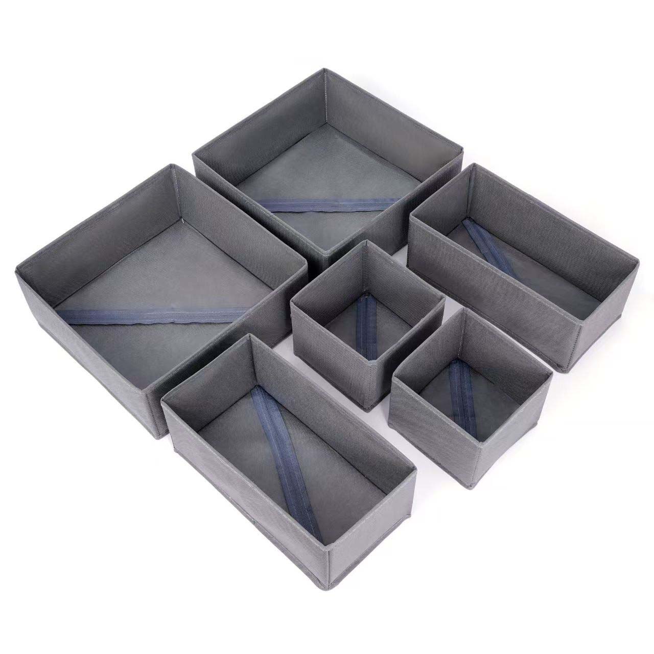 Schubladenorganizer Für Kleidung, Set Mit 12 Aufbewahrungsboxen Für Kommodenschubladen, Kleiderschrankorganizer Und -teiler