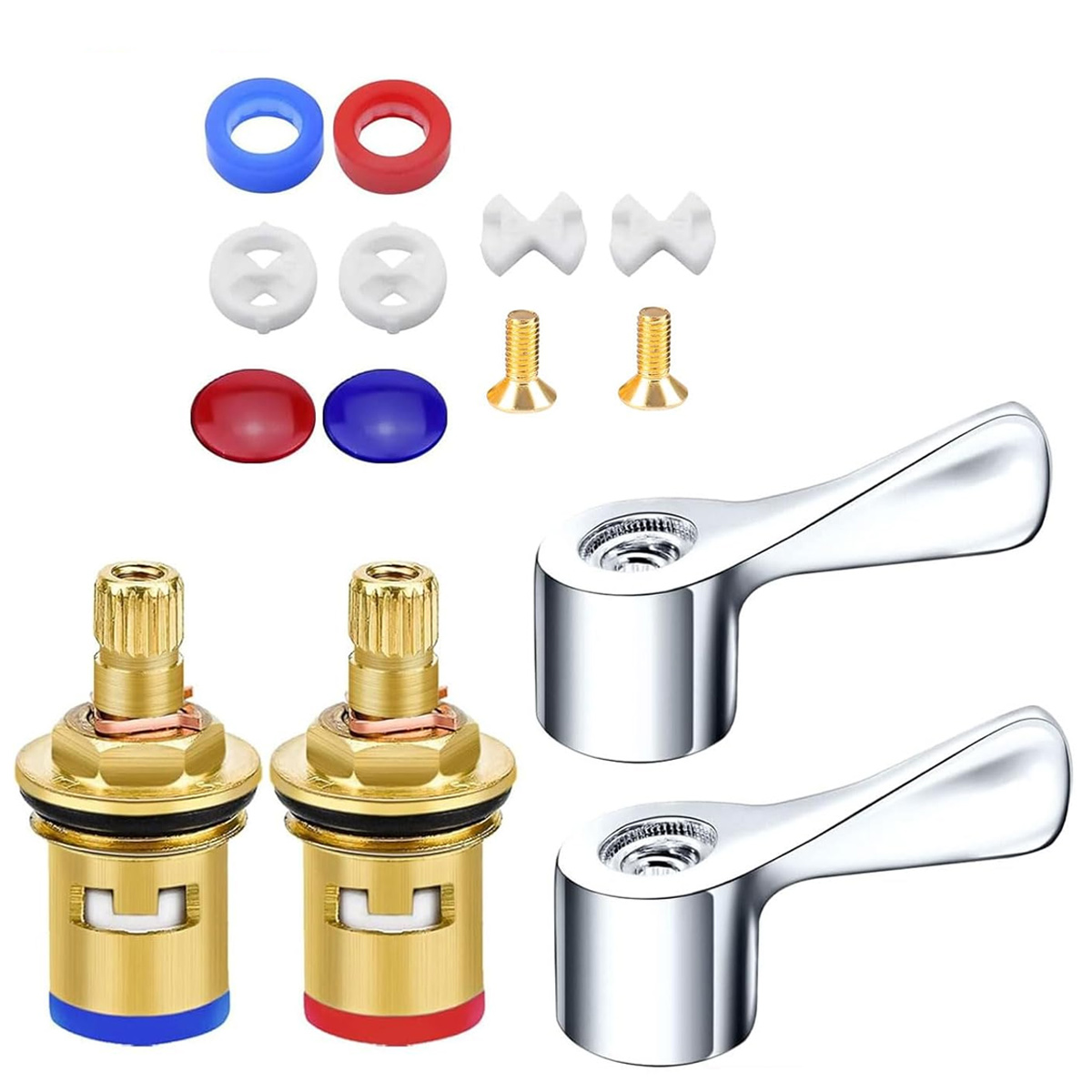 Packung Mit 2 Ersatzkartuschen Für 1/4-dreh-küchenarmatur - Packung Mit 2 Ersatzkartuschen Für 1/4-dreh-küchenarmatur