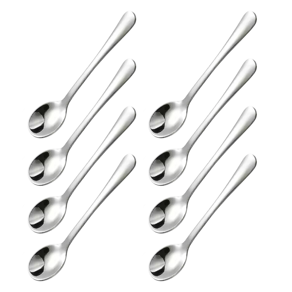 Mini-edelstahllöffel, 7,5 Cm – Für Espresso, Gewürze, Salz, Honig, Tee – Einfach Bezaubernd