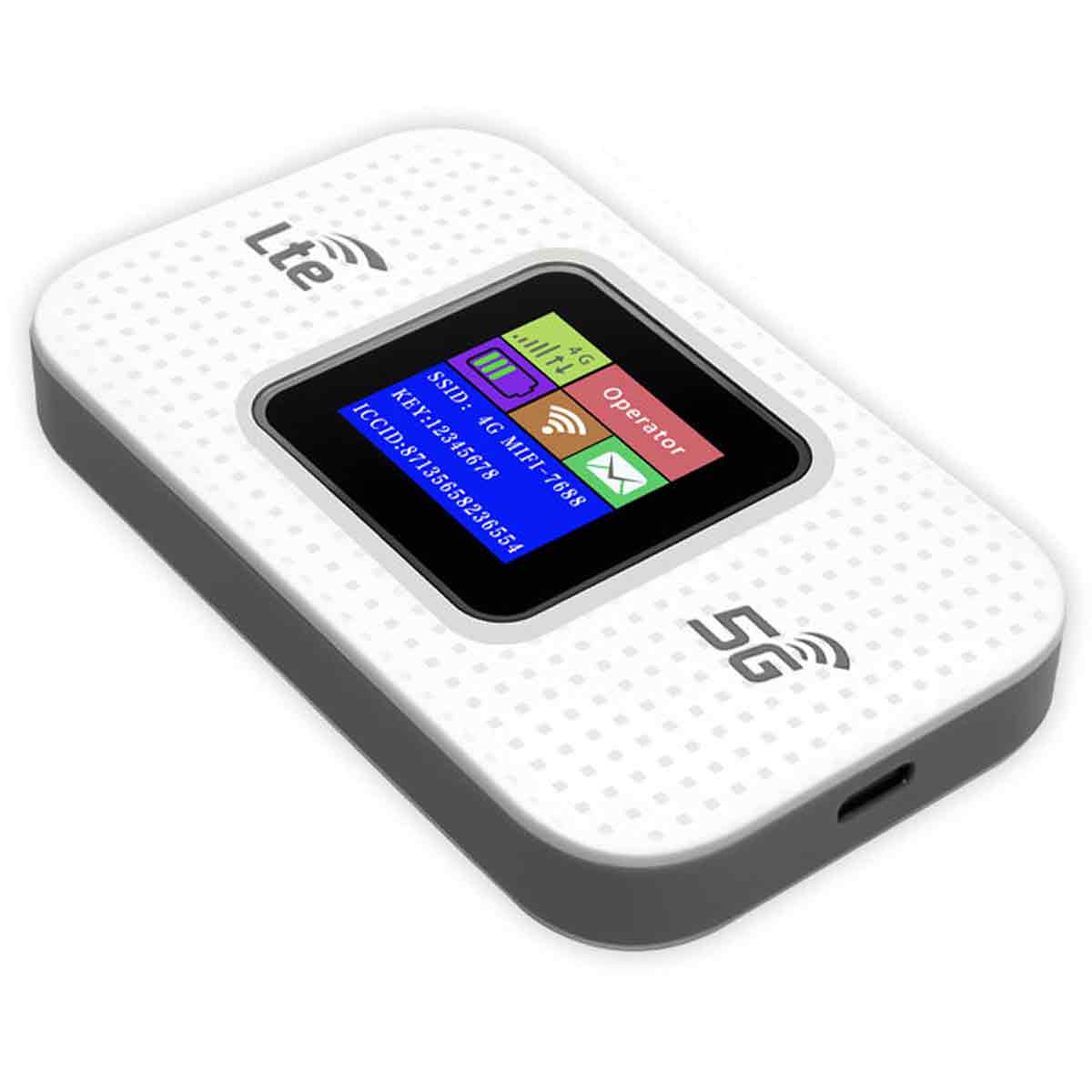 Tragbarer Mobiler Wlan-hotspot Mit Led-anzeige, 4g/5g-hotspot, 300 Mbit/s, Verbindung Zu Internen Computern
