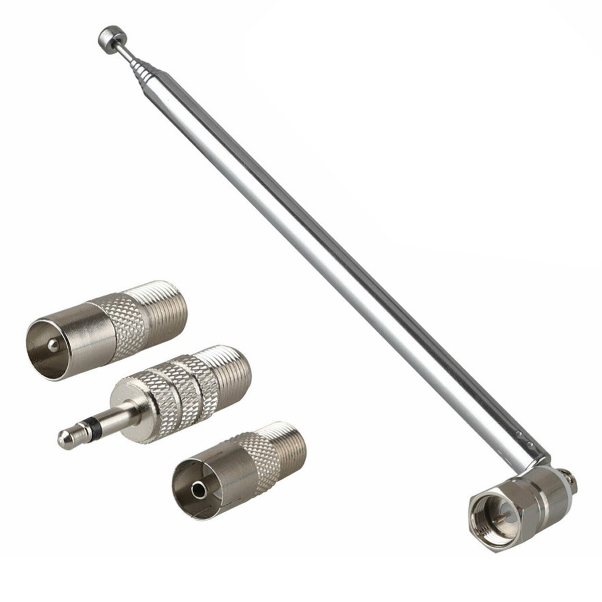 Interne Fm-radioantenne Dab 75 Ohm Für Stereoanlage Av-receiver – Buchse F Auf 3,5 Mm, F Auf Tv-stecker Und -buchse