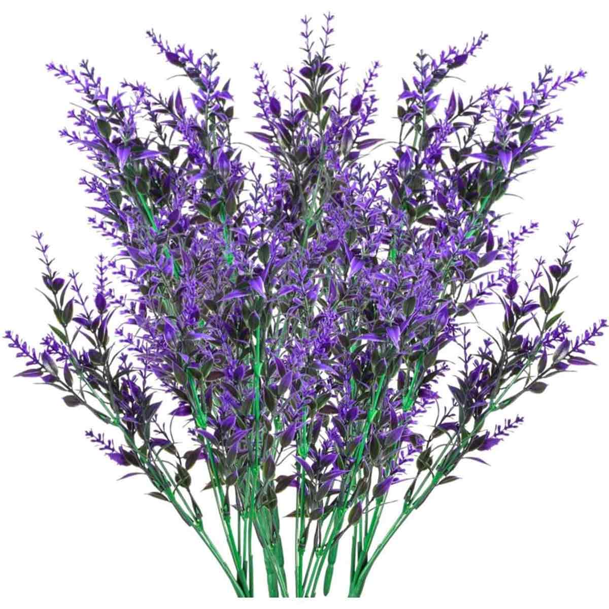 Künstliche Lavendelblüten, Künstliche Blumensträuße, Künstliche Pflanzen Für Drinnen Und Draußen, Z. B. Für Hochzeiten Im Glas