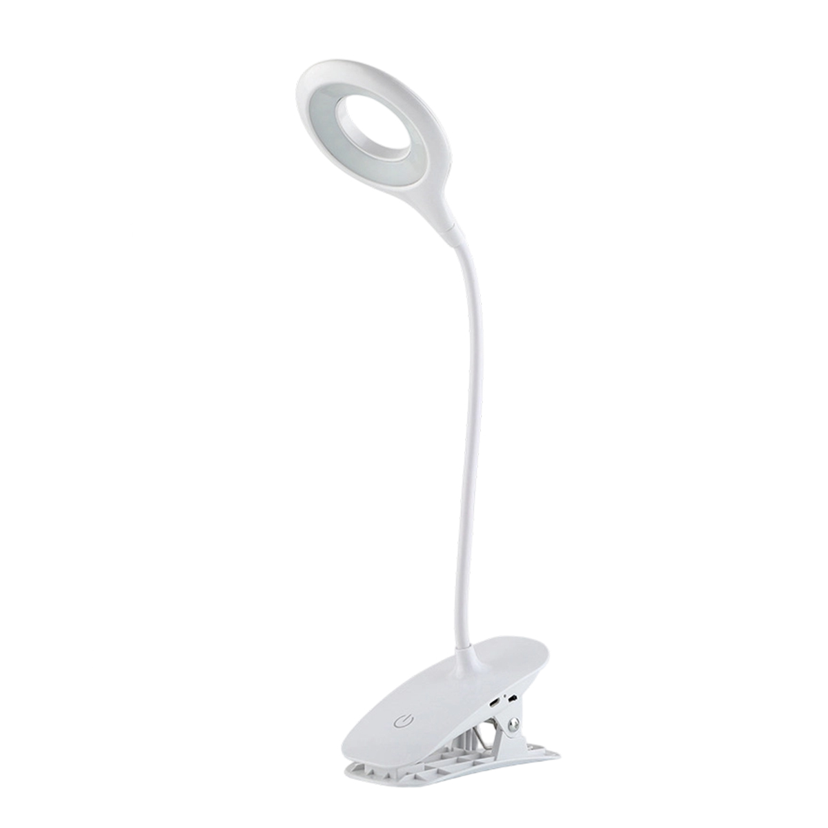 Wiederaufladbare, Kabellose Led-schreibtischlampe – 3 Farben, 3 Helligkeitsstufen – Berührungsempfindliche Nachttischlampe Mit Clip, 16 Leds